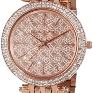Women’s Rose Gold Bracelet Watch – Crystal Touch