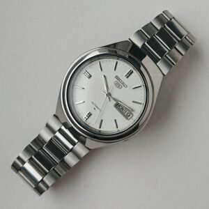 Men’s Analog Watch – Silver Steel